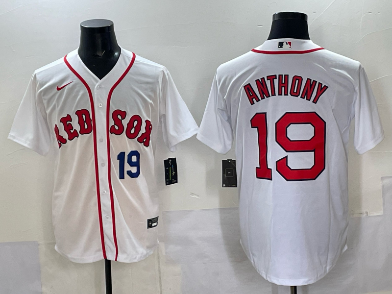 Men 2025 Boston Red Sox #19 Anthony white Nike MLB Jersey style 017->boston red sox->MLB Jersey